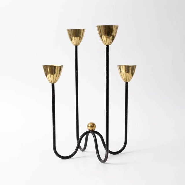 Vintage Candleholder by Gunnar Ander for Ystad Metall, 1950s For Sale - Image 10 of 10