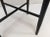 Vintage Folding Black Wooden Tray Table Stand For Sale - Image 4 of 9