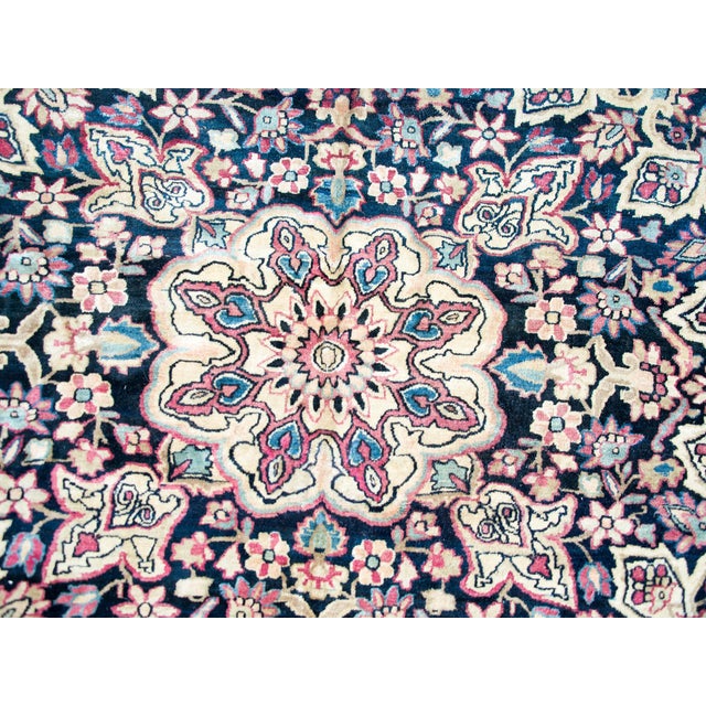 Late 19th Century Late 19th Century Persian Lavar Kirman Rug For Sale - Image 5 of 15