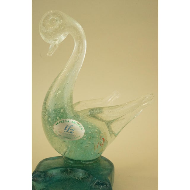 20th Century Murano Glass Swan Sculpture Ashtray by Ermanno Toso for Pulegoso, Italy, 1920s For Sale - Image 18 of 18