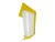 Mid-Century Modern Mid-Century Italian Yellow Metal and Opaline Glass Sconce For Sale - Image 3 of 9