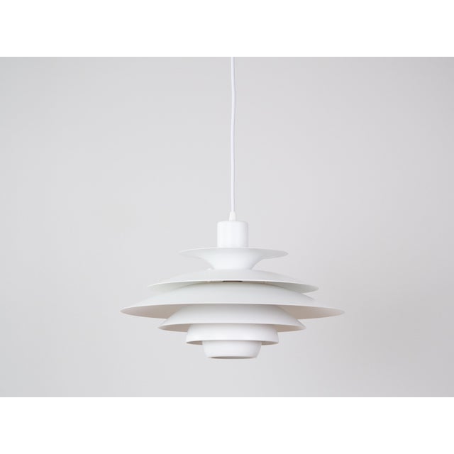 Vintage Danish Verona Pendant Lamp by Kurt Wiborg for Jeka, 1980s For Sale - Image 13 of 13