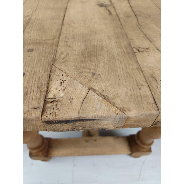 Farmhouse Table in Oak For Sale - Image 17 of 18