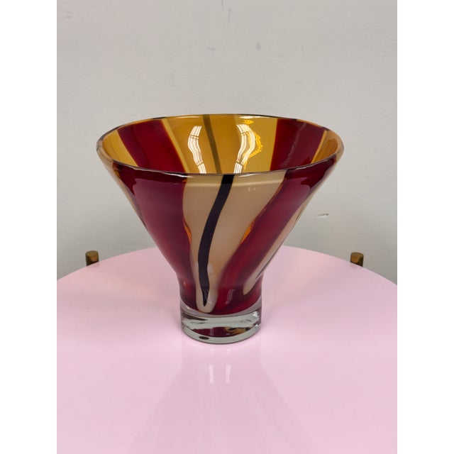 Waterford Evolution Collection Moroccan Breeze Art Glass Flared Bowl For Sale - Image 9 of 12