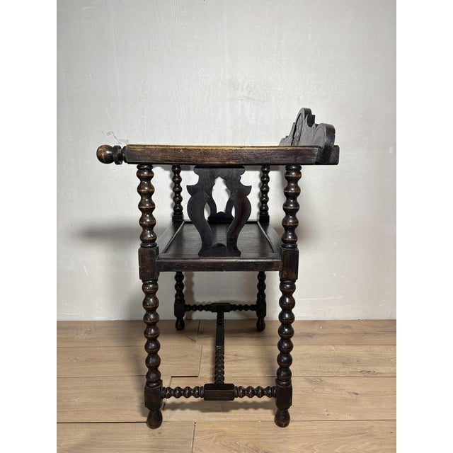 Spanish Baroque Revival Barley Twist Armchairs, 1920, Set of 2 For Sale - Image 13 of 14