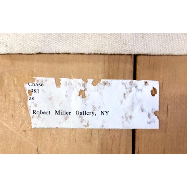 Louisa Chase, Large Oil Painting Louisa Chase Grotto Floral Garden Abstract Neo Expressionist, 1981 For Sale - Image 11 of 13