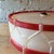 1930s Whimsical Art Deco Painted Glass Drum Flush Mount Ceiling Shade For Sale - Image 4 of 8