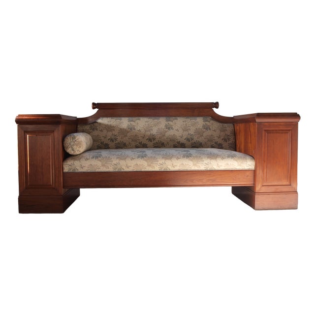 Empire Danish Oak Sofa, 1800s For Sale