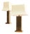 Large Brass Table Lamps by Willy Daro, Belgium, 1970s, Set of 2 For Sale