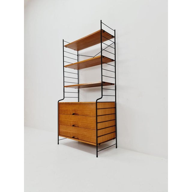 Bookcase with Cabinet in Teak from WHB Germany, 1950s For Sale - Image 3 of 11