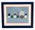 Navy Blue Late 20th Century Coastal Nautical Maritime Sailors Needlework Framed and Matted For Sale - Image 8 of 10