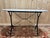 Antique White Marble and Cast Iron Bistro Table, 1890s For Sale - Image 4 of 8
