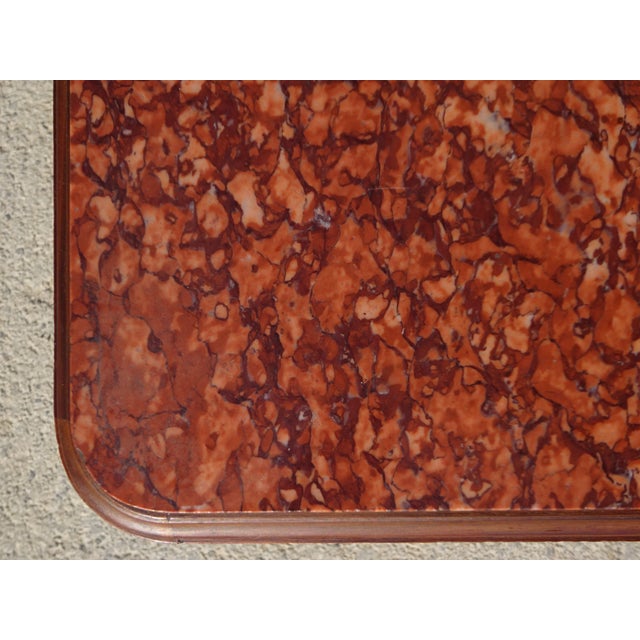 Brown Vintage Walnut Dressing Table, 1950s For Sale - Image 8 of 18