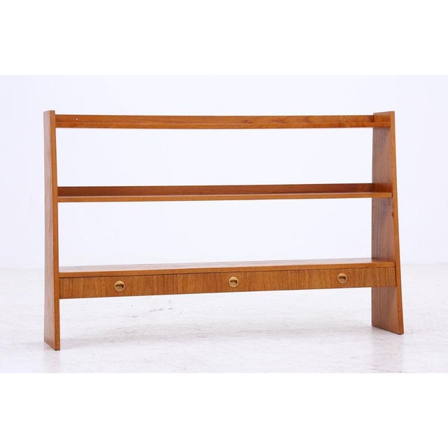 Mid-Century Danish Teak Bookcase, 1960s For Sale - Image 4 of 15