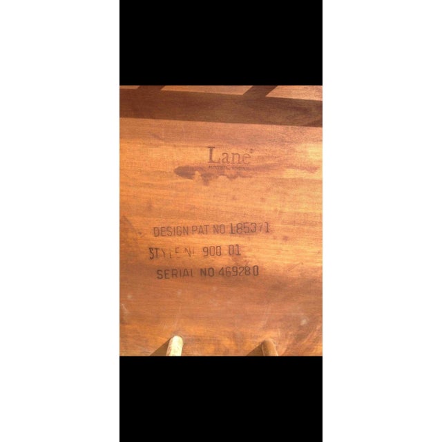 Pair Lane Staccato Brutalist Nightstands - Vintage Mid Century Bedside Tables For Sale - Image 10 of 11