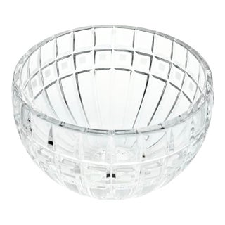 Waterford (Marquis) “Quadrata” Crystal Serving or Decorative Bowl For Sale