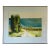 Late 20th Century Mid-Century Modern Abstract Landscape Mixed Media Painting by S. Shin - Framed For Sale