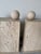 On Hold // 1980’s Postmodern Italian Geometric Travertine Dining Table Base - A Pair For Sale - Image 15 of 16