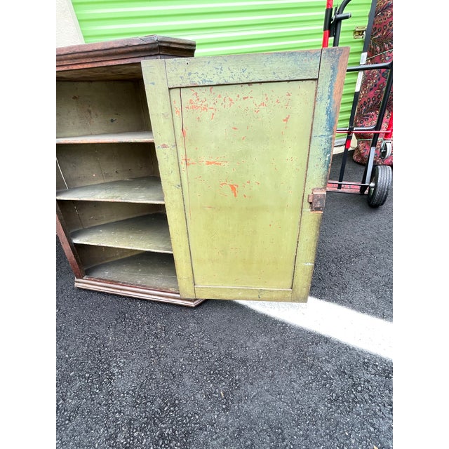 Wood 18th Century Oak Corner Cupboard For Sale - Image 7 of 7