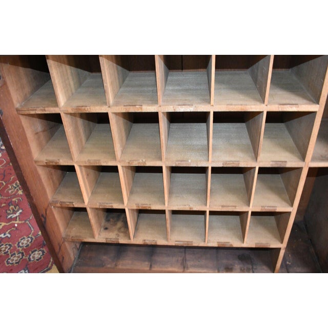 Antique Drop Front Mail Sorter File Cabinet Chairish