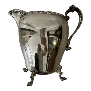 Mid 20th Century Silver-Plate Water Pitcher