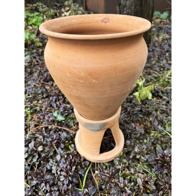 Vintage Terracotta Amphora Planter, 1990s For Sale - Image 9 of 11