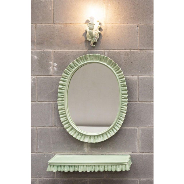 Ceramic Bathroom Set from La Farnesiana Parma, 1960s, Set of 3 For Sale - Image 16 of 16