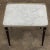 Wood Antique French Louis XVI Mahogany Nesting Tables With Carrara Marble Tops For Sale - Image 7 of 13