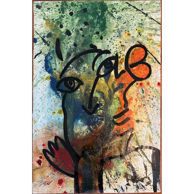Abstract Expressionism Peter Keil Original Painting - Junge Wilde Collection For Sale - Image 3 of 5