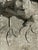 Transitional Cast Stone Garden Bench With Dog, Mid-20th Century For Sale - Image 3 of 6