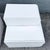White Postmodern Galactic White Gloss Laminate Waterfall Nightstands - A Pair For Sale - Image 8 of 11
