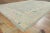Vintage Light Blue Oushak Rug, 10'00 X 13'10 For Sale In Dallas - Image 6 of 9