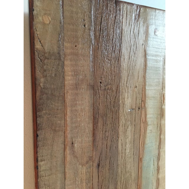 Brown Rustic Reclaimed Peroba Wood Platform Bed For Sale - Image 8 of 13