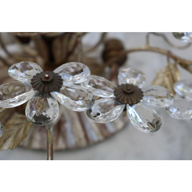 Murano Glass Flower Light from Banci Firenze, 1960s For Sale - Image 4 of 15