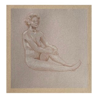 Ron Yrabedra Female Nude Drawing For Sale