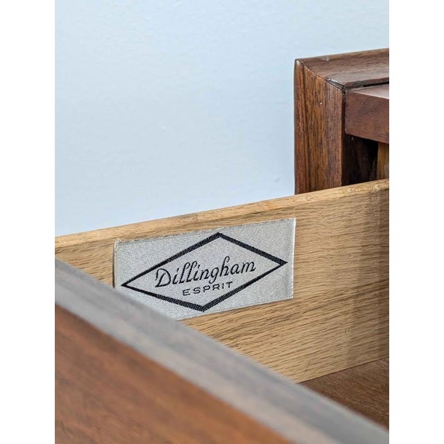 MCM 6 Drawer Walnut Dresser by Dillingham For Sale In Seattle - Image 6 of 6