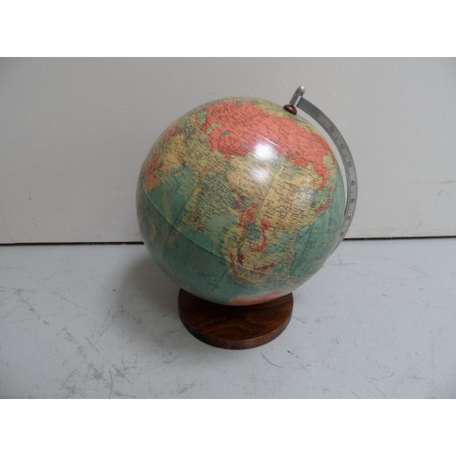 1950s Vintage Globe in Papier Mache, 1950s For Sale - Image 5 of 11