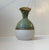 Green Art Deco Revival Pendant Lamp in Green Bronze and White Glass, 1970s For Sale - Image 8 of 12