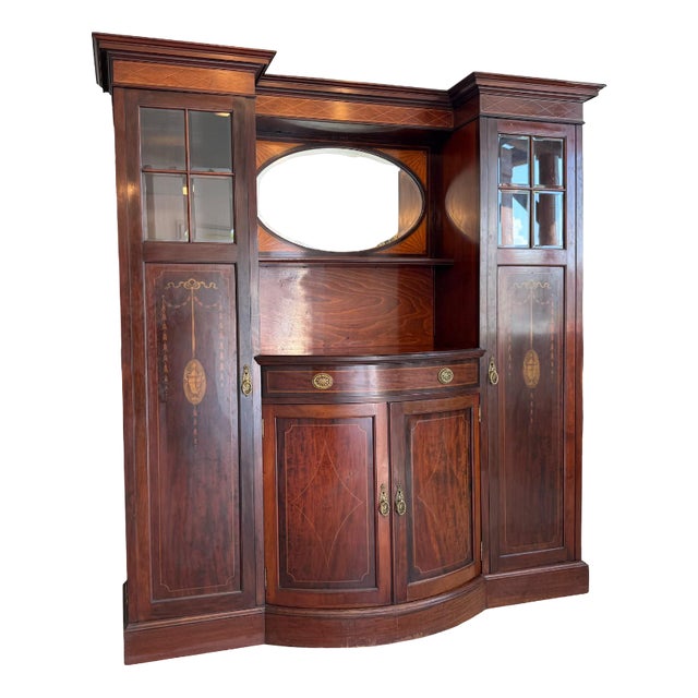 Art Nouveau Bookcase, 1890s For Sale