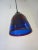 Small Murano Glass Hanging Lamp in Blue Red, 1990s For Sale - Image 4 of 8