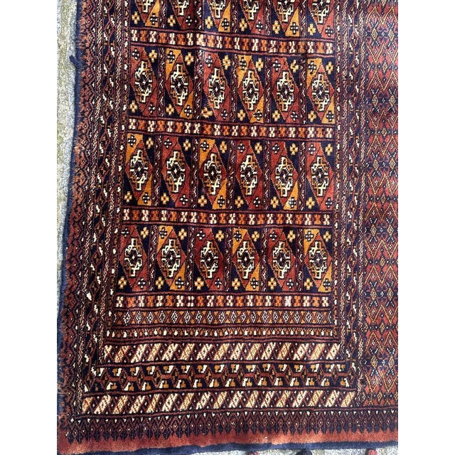 Vintage Turkmen Style Pakistani Chowal Bobyrugs Rug, 1980s For Sale - Image 3 of 18