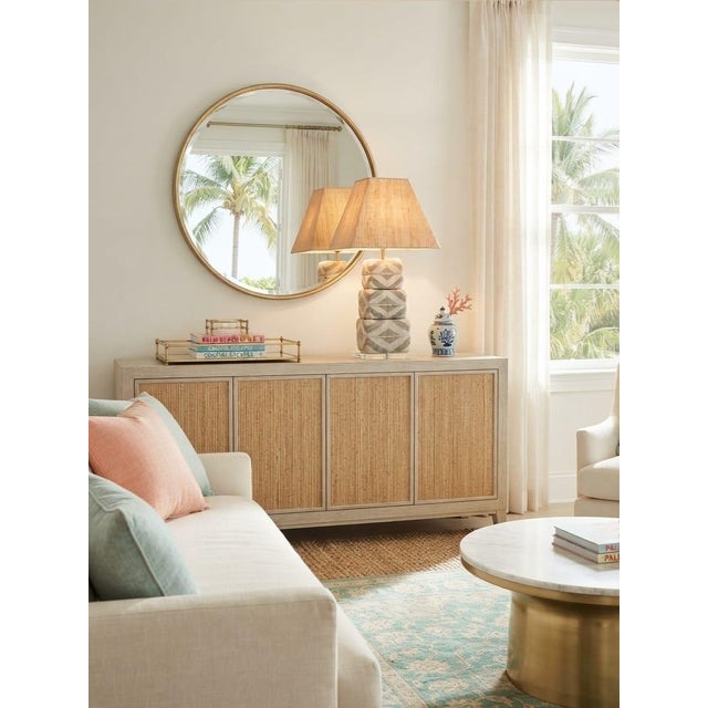 Vintage Bali Beaded Stacked Cube Table Lamp For Sale - Image 11 of 12