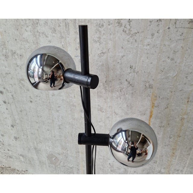 Mid-Century Modern Vintage Floor Lamp from Temde Leuchten, 1970s For Sale - Image 3 of 13