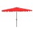 Venice 6.5x10 Rectangle Umbrella - Red For Sale