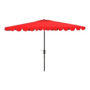 Venice 6.5x10 Rectangle Umbrella - Red