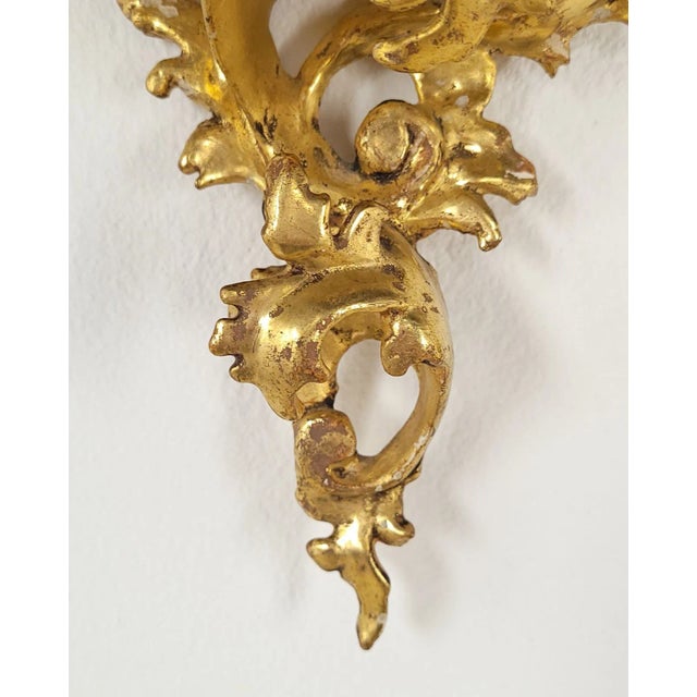 Pair of Giltwood Brackets, Italy Circa 1920 For Sale In San Francisco - Image 6 of 8