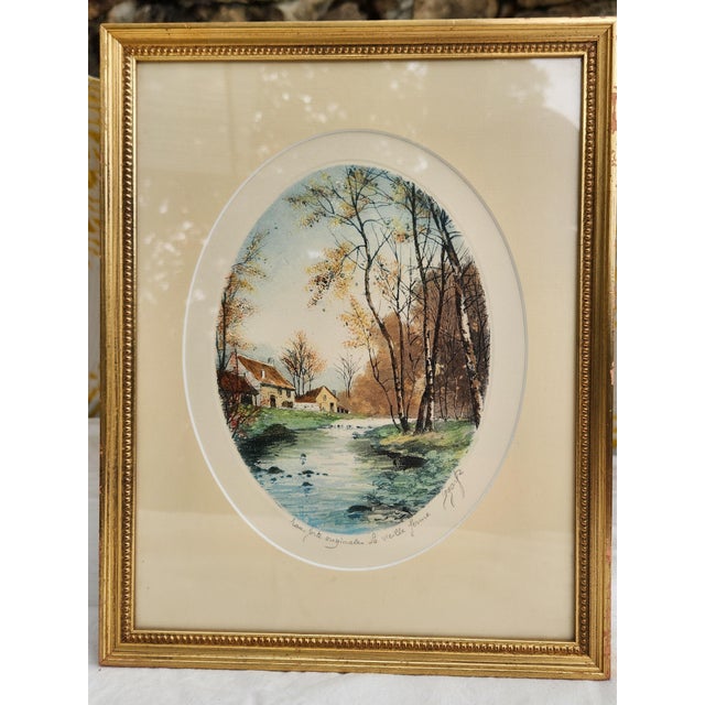 The Old Mill, 1920s, Watercolor, Set of 2 For Sale - Image 3 of 18