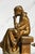 Bronze Rare Antique Bertolini Clemente “Pensive” Bronze Woman Figural Sculpture Statue Bookends Ovington New York Luxury Home Decor Art For Sale - Image 8 of 18