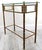 Mid-Century French Glass Top Faux Bamboo Wood and Brass Side Table Attributed to Maison Baguès For Sale - Image 10 of 18