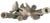 Ugo Zaccagnini Italian Bird & Branch Ceramic Candelabra, Circa 1930s–40s For Sale - Image 9 of 17